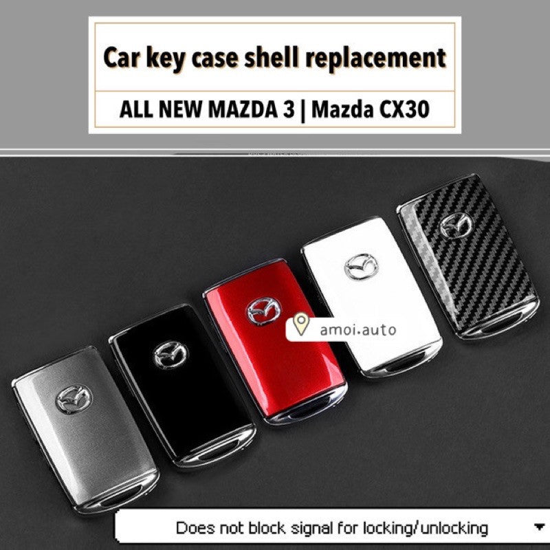 ontto - Custodia per Chiave Auto per Mazda 3 Axela CX-30 2019 2020 CX-5 ontto - Custodia per Chiave Auto per Mazda 3 Axela CX-30 2019 2020 CX-5