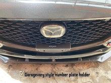 Load image into Gallery viewer, Garagevary Style Lowered Number Plate Bracket (On Grille) for Mazda 3 2019+