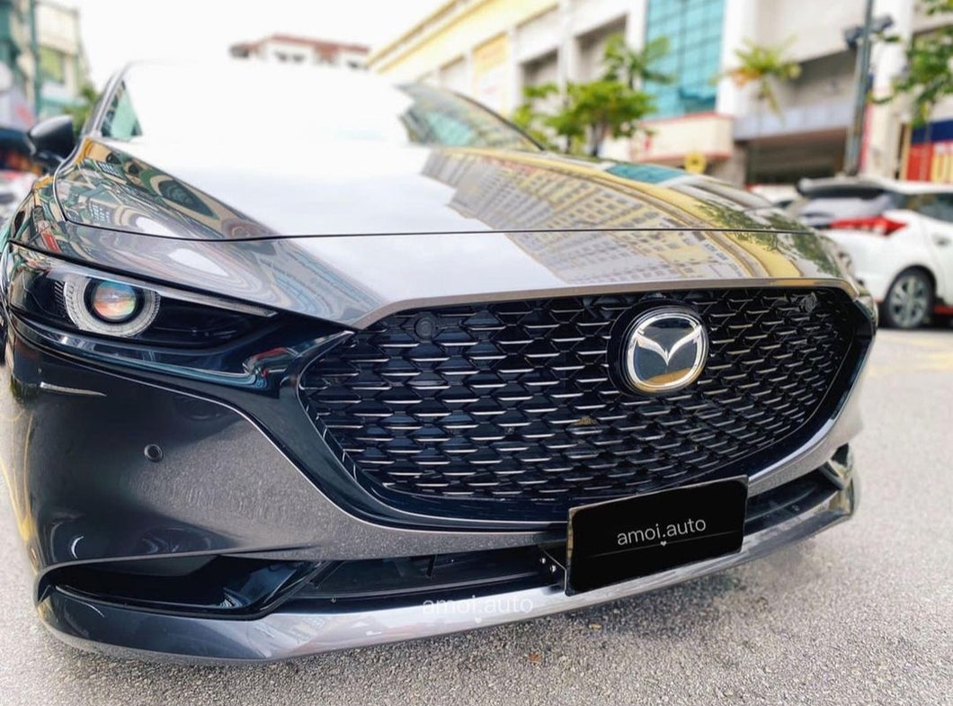 Lowered Number Plate Metal Bracket for Mazda 3 2019+